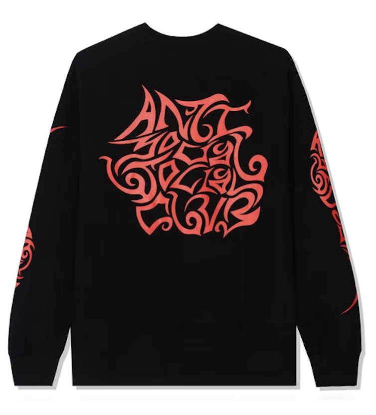 Anti Social Social Club "I Get Into It" Black Long Sleeve Tee