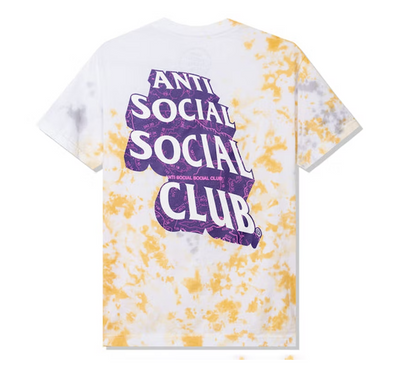 Anti Social Social Club "Quest For Love" White Tie Dye Tee