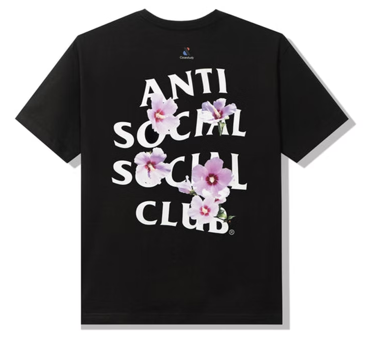 Anti Social Social Club "Case Study Mugunghwa" Black Tee