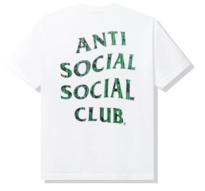 Anti Social Social Club "Glitch" White Tee