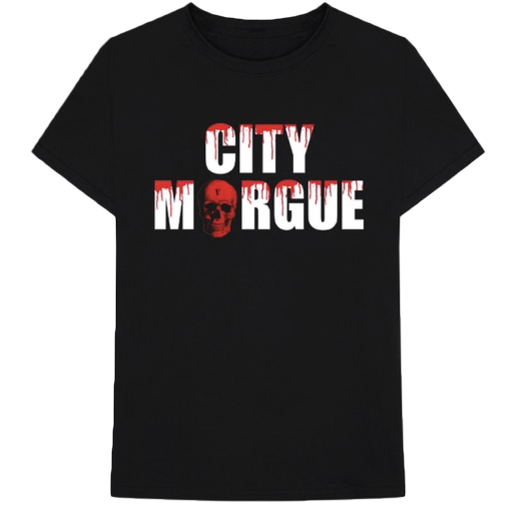 Vlone x City Morgue "Dog Fight" Black Tee