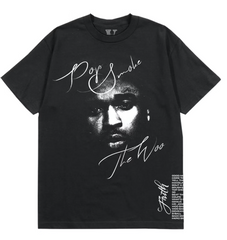 Vlone x Pop Smoke "Faith" Black Tee