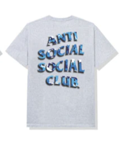 Anti Social Social Club "Hidden Messages 8.0" Grey Tee
