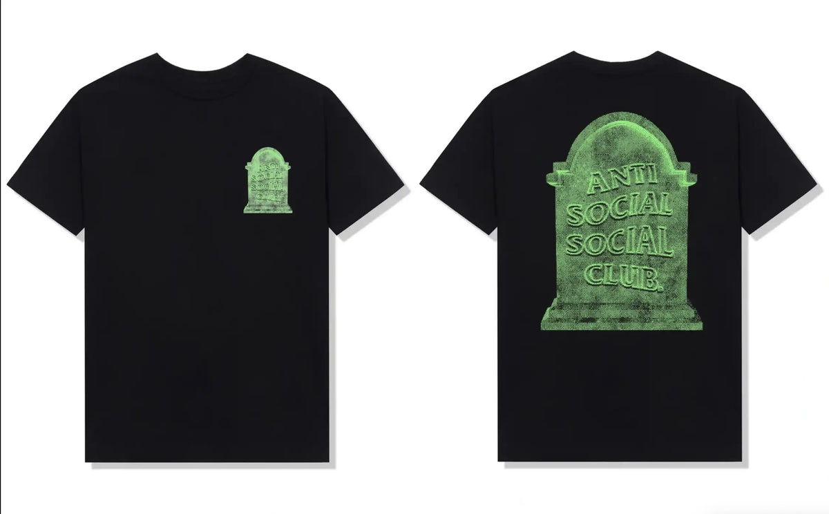 Anti Social Social Club "Snakes In The Grass" Black Tee