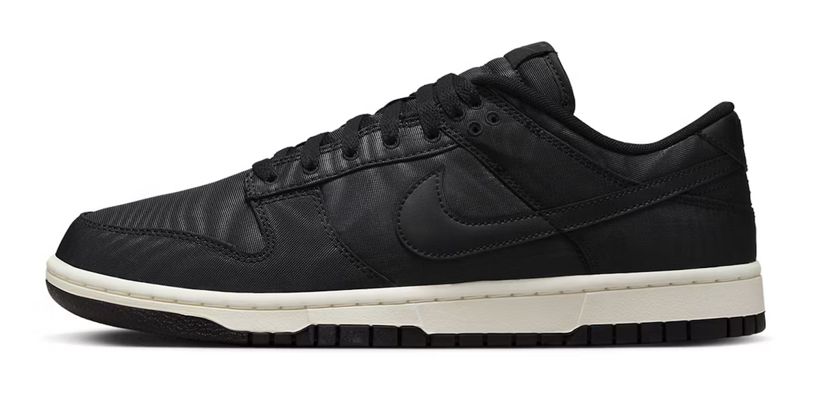 Nike Dunk Low "Black Canvas"