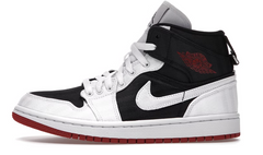 Jordan 1 Mid SE Utility Canvas White Black Gym Red