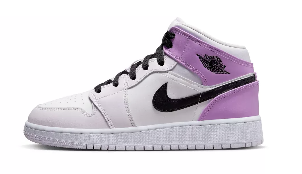 Jordan 1 Mid "Barely Grape" GS