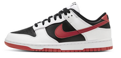 Nike Dunk Low "White Black University Red"