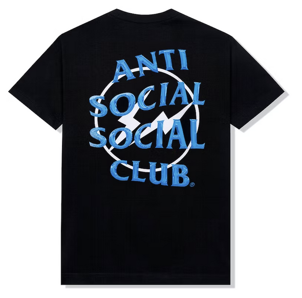 Anti Social Social Club "Precious Petals Blue" Black Tee