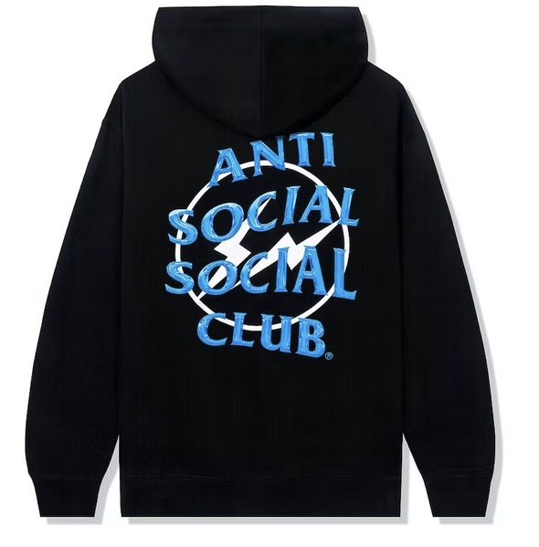 Anti Social Social Club "Precious Petals Blue" Black Hoodie