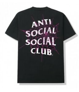 Anti Social Social Club "Web of Lies" Black Tee