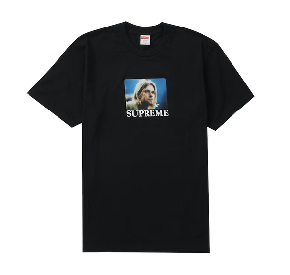 Supreme "Kurt Cobain Photo" Black Tee