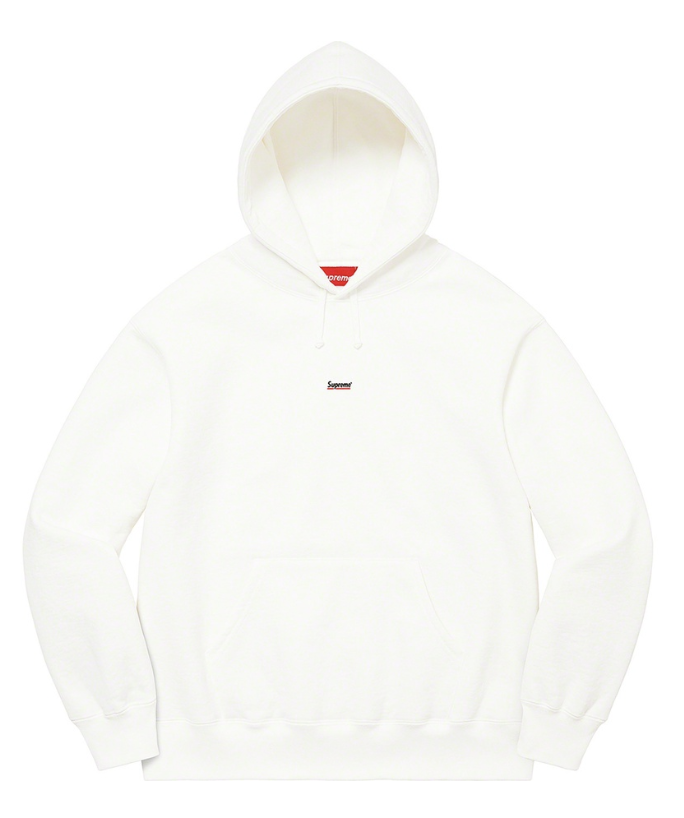 Supreme "Underline Hooded Sweatshirt" White