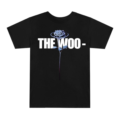 Vlone x Pop Smoke "The WOO" Black Tee